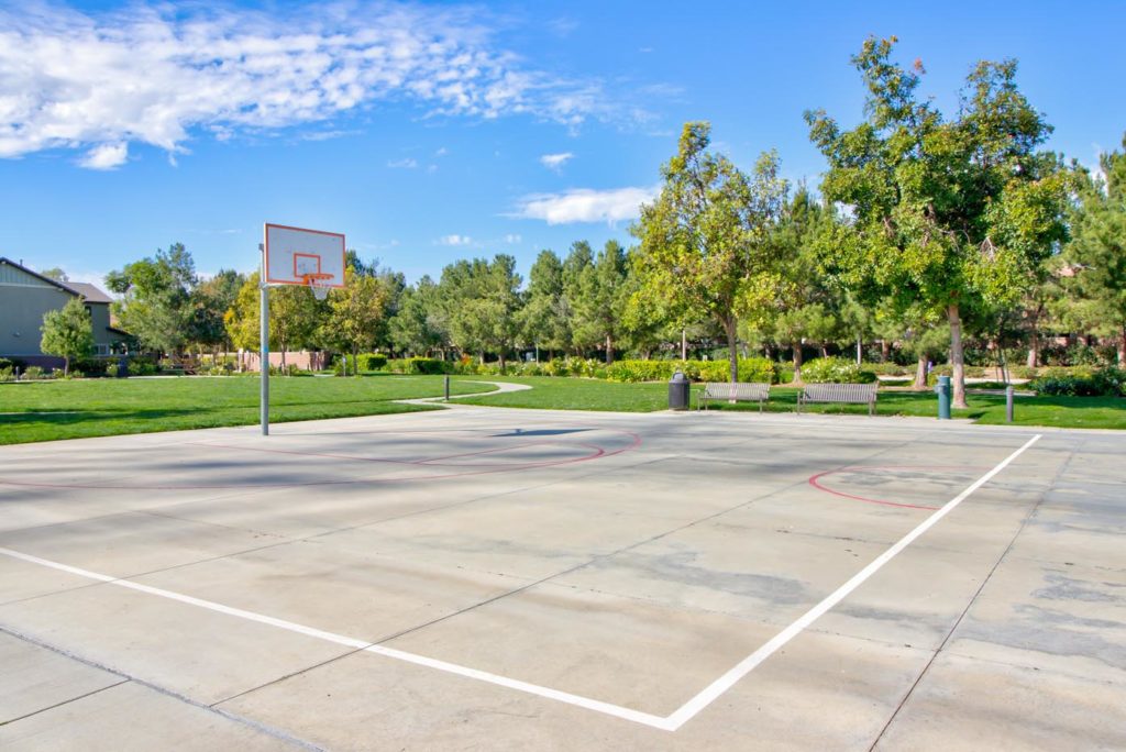 Meridian Park basketball courts at The Preserve at Chino