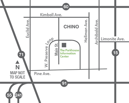 Driving Map to The Preserve at Chino