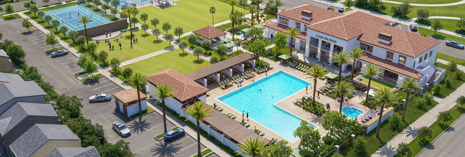 Aerial - Club on Main - The Preserve at Chino